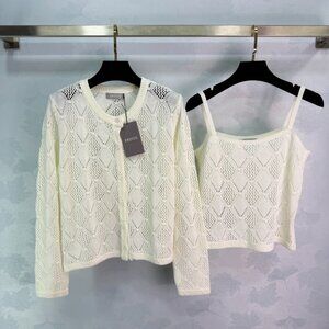 ERDOS New Openwork Knit Set